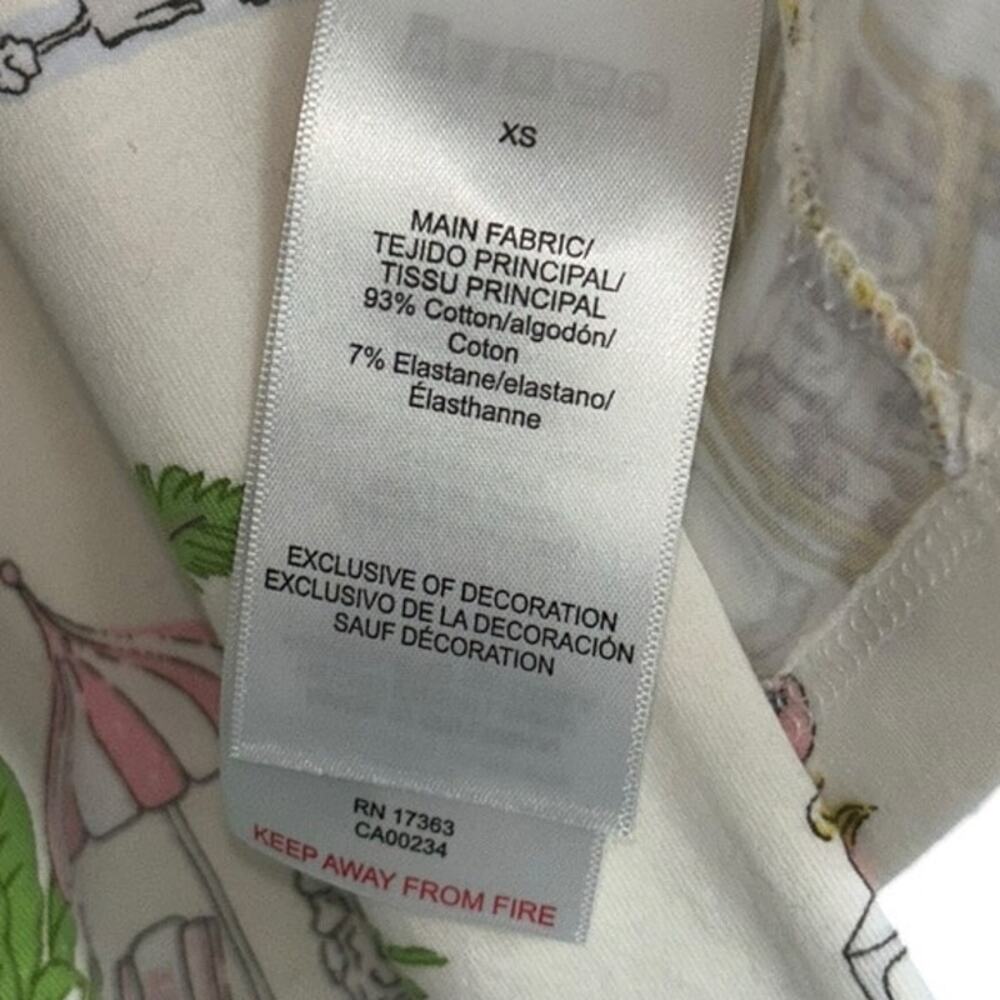 NWOT BedHead Pajamas "Poolside Poodles" Cotton Long Sleeve Long Pants Set Sz XS - Picture 5 of 7